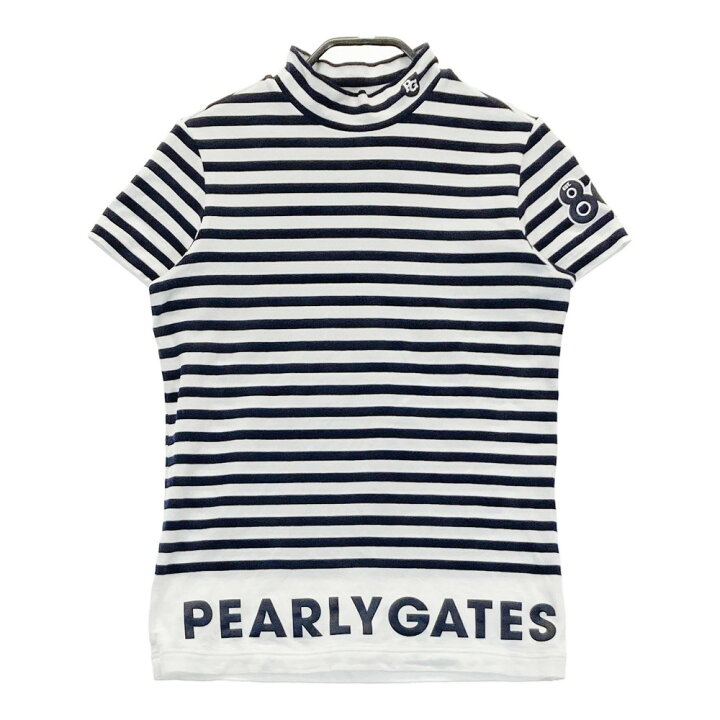 楽天市場】PEARLY GATES パーリーゲイツ ハイネック 半袖Tシャツ ロゴ 