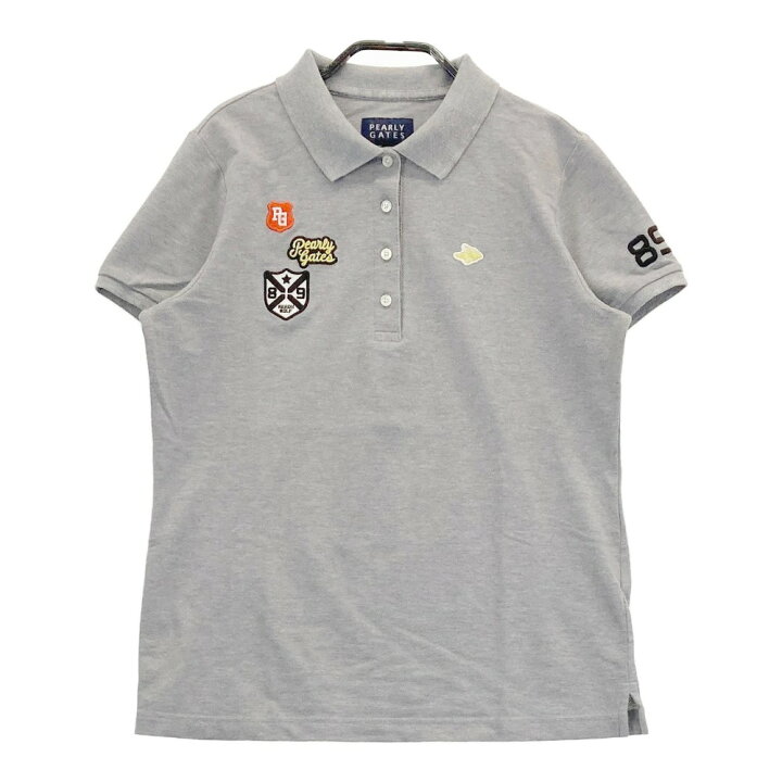 楽天市場】PEARLY GATES パーリーゲイツ 半袖ポロシャツ グレー系 1  