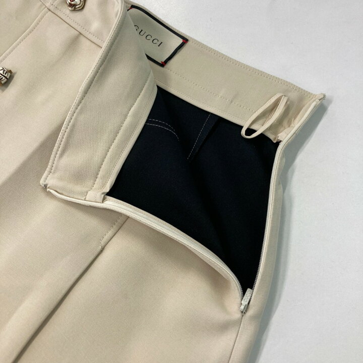 楽天市場】GUCCI グッチ 516588 スカート タイガー ベージュ系 40  
