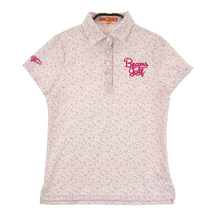 楽天市場】BEAMS GOLF ビームスゴルフ 半袖 ポロシャツ 花柄 ピンク系 