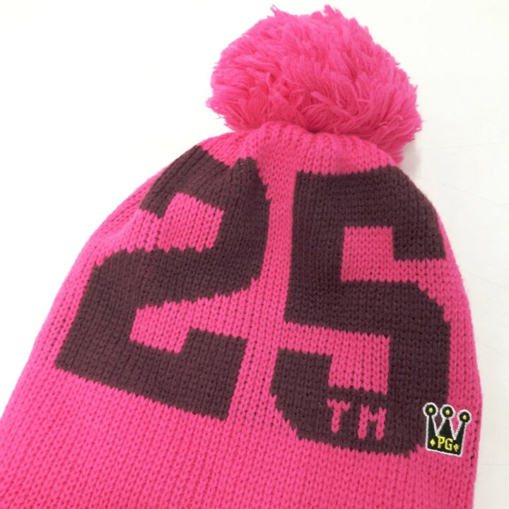 楽天市場】PEARLY GATES パーリーゲイツ 25周年 ニット帽 ピンク系 FR 