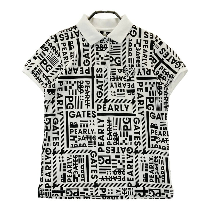 楽天市場】PEARLY GATES パーリーゲイツ 半袖ポロシャツ ロゴ総柄  