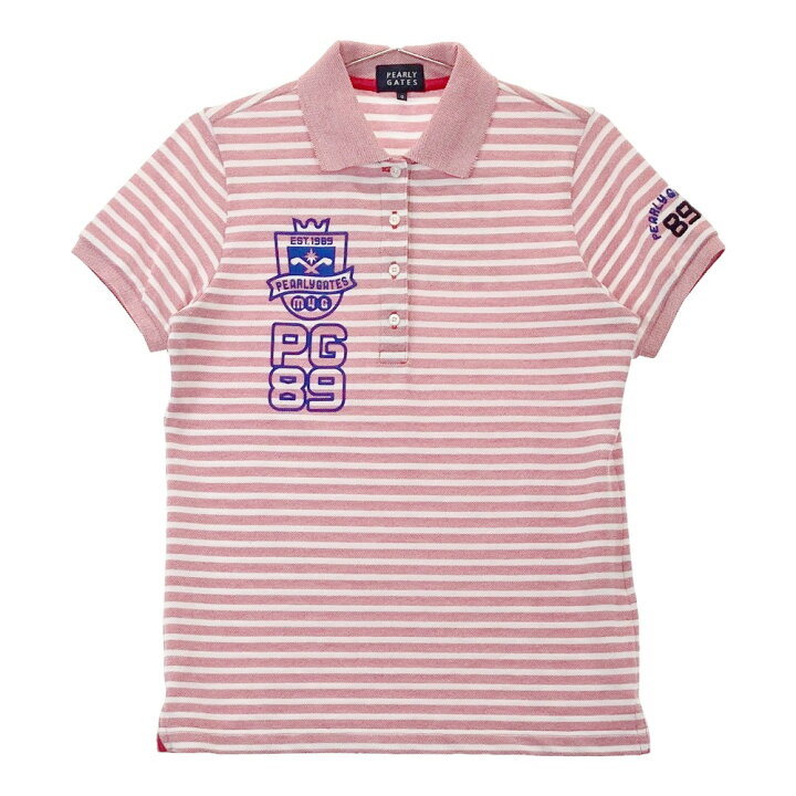 楽天市場】PEARLY GATES パーリーゲイツ 半袖ポロシャツ ボーダー柄 