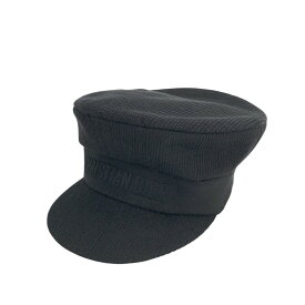 Christian Dior クリスチャン ディオール 02DCP920A140 ロゴ キャスケット ブラック系 57 【中古】レディース