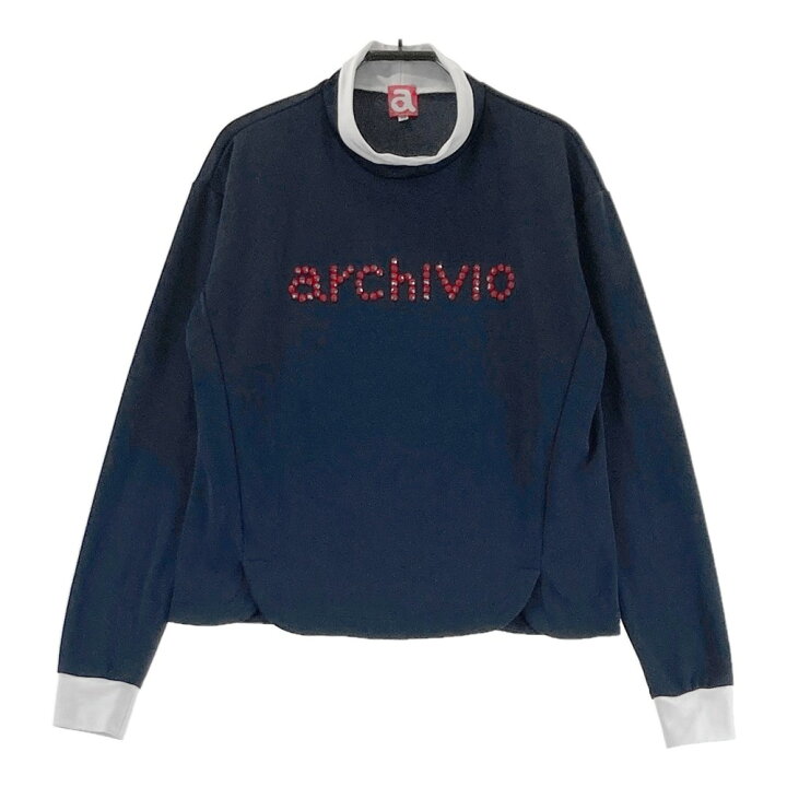楽天市場】ARCHIVIO アルチビオ ハイネック 長袖Tシャツ ネイビー系 36 