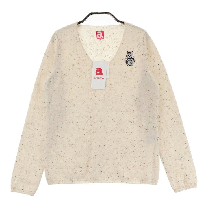 楽天市場】ARCHIVIO アルチビオ カシミヤ Vネック ニットセーター 