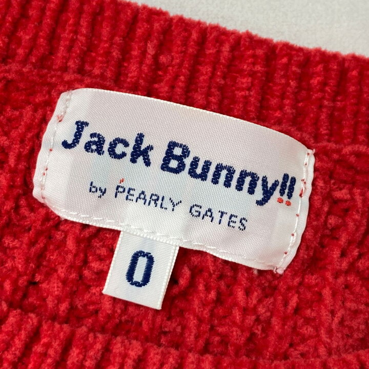 楽天市場】JACK BUNNY ジャックバニー ニットセーター ワッペン レッド 