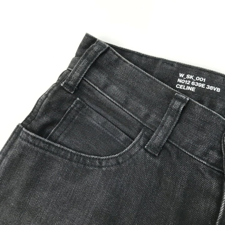 楽天市場】CELINE セリーヌ N012 639E 38VB デニムパンツ ブラック系 