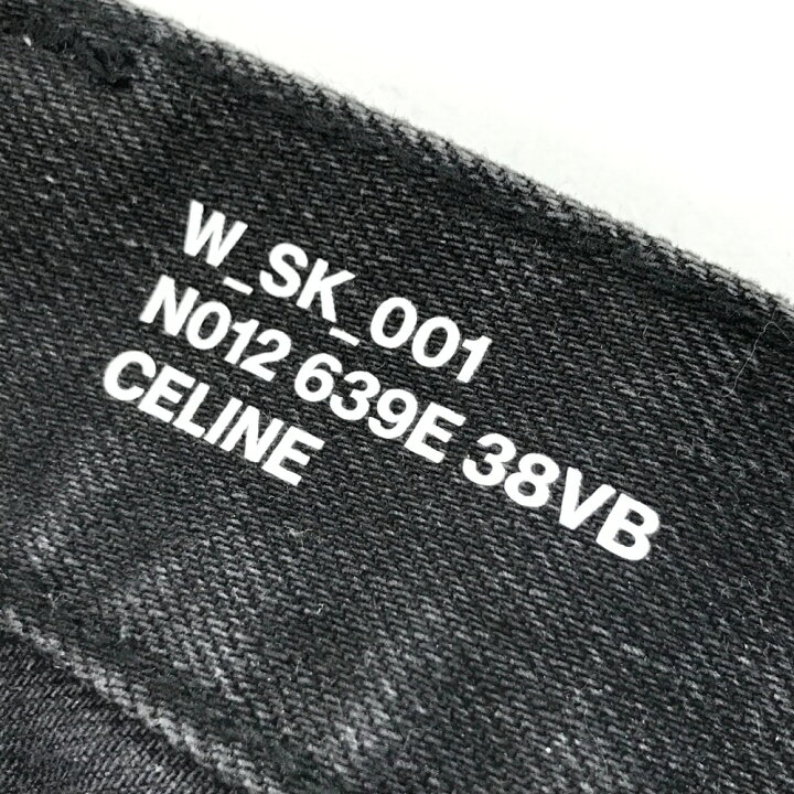 楽天市場】CELINE セリーヌ N012 639E 38VB デニムパンツ ブラック系 