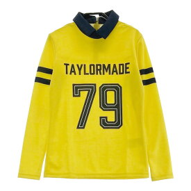 TAYLOR MADE テーラーメイド 襟付 長袖Tシャツ イエロー系 XS 【中古】ゴルフウェア レディース