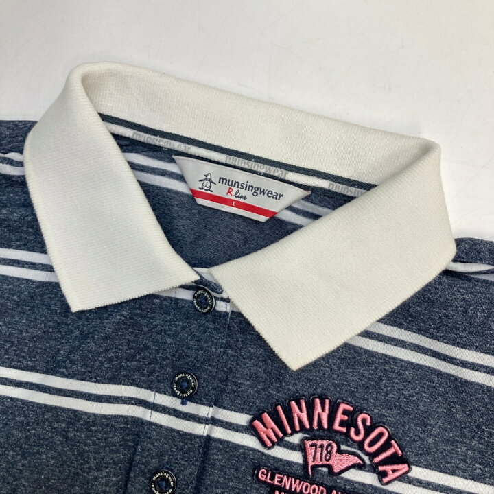 楽天市場】MUNSING WEAR マンシングウェア 半袖ポロシャツ ボーダー柄 