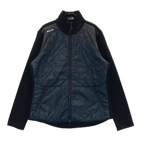 RLX ラルフローレン 中綿切替 ジップジャケット ブラック系 M 【中古】ゴルフウェア レディース