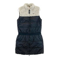 BEAMS GOLF ビームスゴルフ ファー切替 中綿 ジップワンピース ブラック系 L 【中古】ゴルフウェア レデ…
