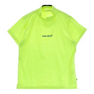 VIVA HEART ビバハート ハイネック 半袖Tシャツ イエロー系 42 【中古】ゴルフウェア レディース