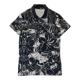RLX ラルフローレン 半袖ポロシャツ 総柄 ブラック系 XS 【中古】ゴルフウェア レディース