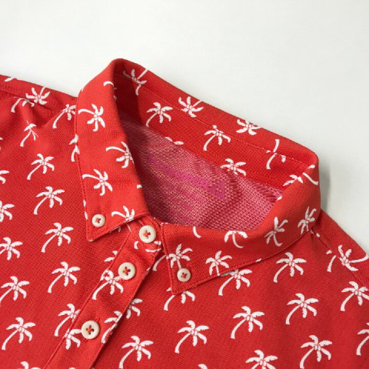 楽天市場】LE COQ GOLF ルコックゴルフ 半袖ポロシャツ ボタンダウン 総柄 レッド系 L 【中古】ゴルフウェア レディース : 中古ゴルフ ウェア通販STST