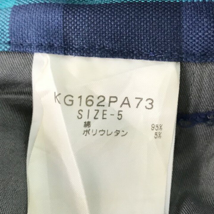 KAPPA GOLF カッパゴルフ ストレッチ パンツ チェック柄 ネイビー系 【中古】ゴルフウェア レディース 中古ゴルフウェア 通販STST KAPPA GOLF カッパゴルフ ストレッチ パンツ チェック柄 ネイビー系 ゴルフウェア レディース