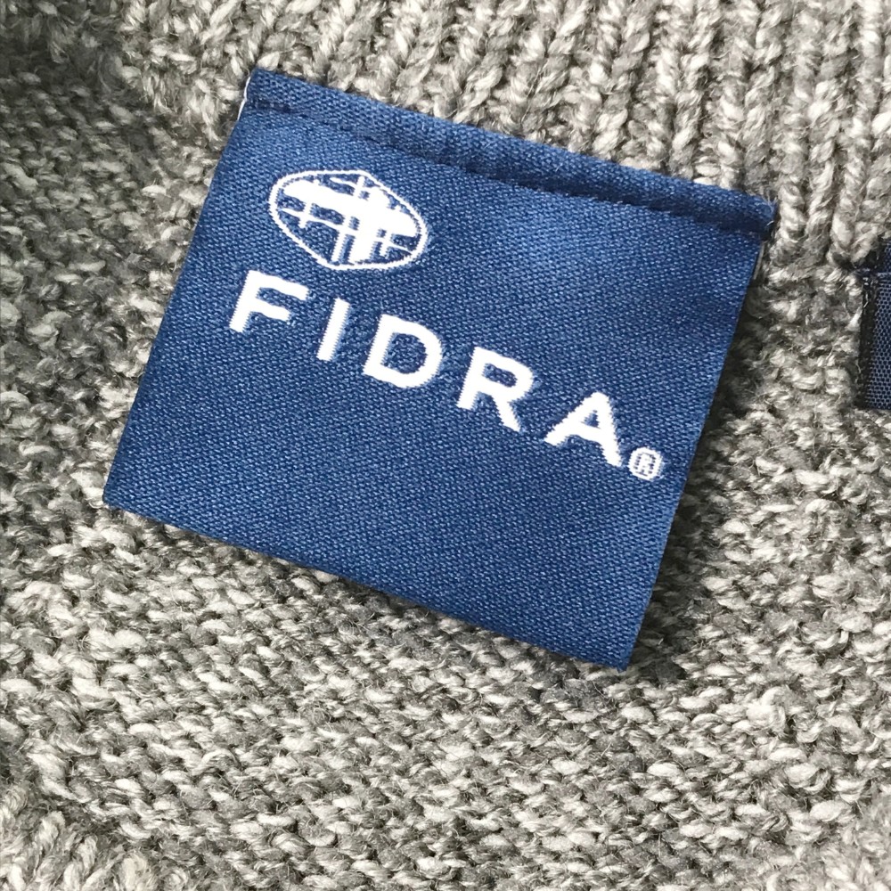 FIDRA フィドラ  ニット セーター  グレー系 S ゴルフウェア レディース