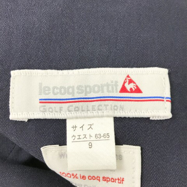 LE COQ GOLF ルコックゴルフ ストレッチパンツ ネイビー系 【中古】ゴルフウェア レディース 中古ゴルフウェア通販STST LE COQ GOLF ルコックゴルフ ストレッチパンツ ブラック系 ゴルフウェア レディース