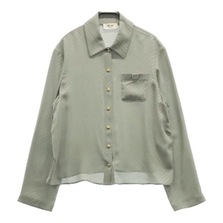 楽天市場】CELINE セリーヌ 長袖シャツ ブラウス グレー系 36 【中古 