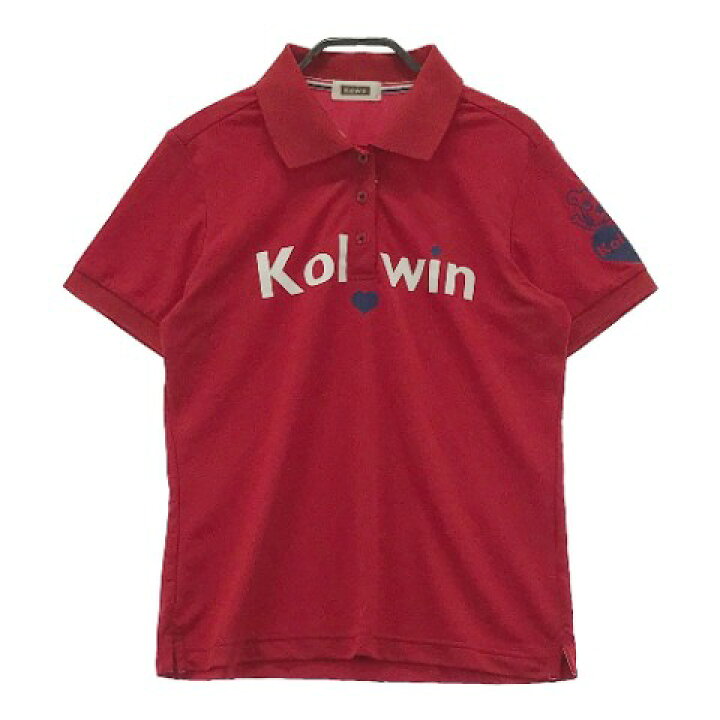 楽天市場】kolwin コルウィン 半袖ポロシャツ レッド系 L 【中古 