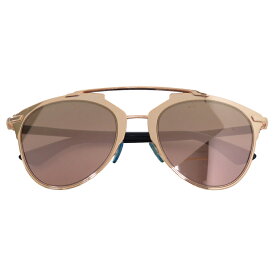 Christian Dior クリスチャン ディオール Reflected サングラス ゴールド系 1210R 52□21 140 【中古】レディース