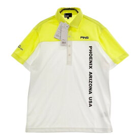 PING ピン 2023年モデル 半袖ポロシャツ ホワイト系 L 【中古】ゴルフウェア メンズ