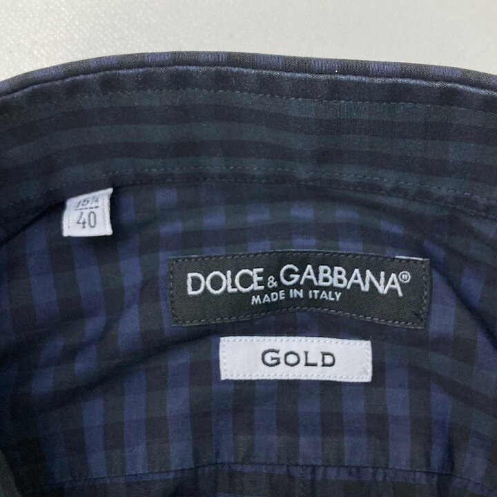 楽天市場】DOLCE & GABBANA ドルチェ アンド ガッバーナ GOLD 長袖BD  