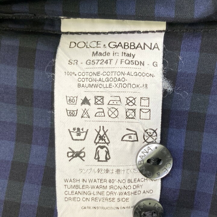 楽天市場】DOLCE & GABBANA ドルチェ アンド ガッバーナ GOLD 長袖BD  