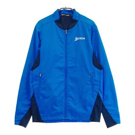 SRIXON スリクソン by DESCENTE ナイロンジャケット ブルー系 M 【中古】ゴルフウェア メンズ