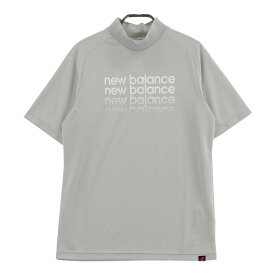 NEW BALANCE ニューバランス 2022年モデル ハイネック 半袖Tシャツ グレー系 4 【中古】ゴルフウェア メンズ