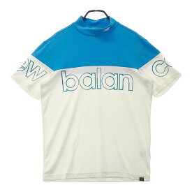 NEW BALANCE ニューバランス 半袖ハイネックTシャツ ブルー系 6 【中古】ゴルフウェア メンズ