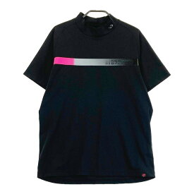 NEW BALANCE ニューバランス ハイネック 半袖Tシャツ ブラック系 6 【中古】ゴルフウェア メンズ