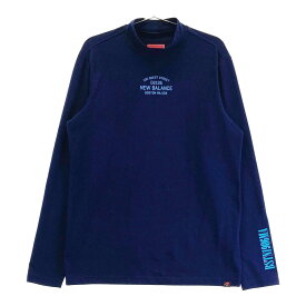 NEW BALANCE ニューバランス ハイネック 長袖Tシャツ ネイビー系 6 【中古】ゴルフウェア メンズ