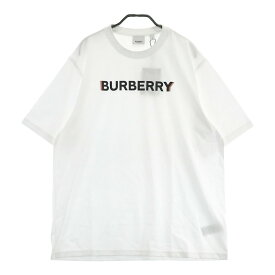 BURBERRY バーバリー 8053009 半袖Tシャツ ホワイト系 L 【中古】メンズ