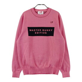 MASTER BUNNY EDITION マスターバニーエディション 2024年 ニット セーター ピンク系 4 【中古】ゴルフウェア メンズ