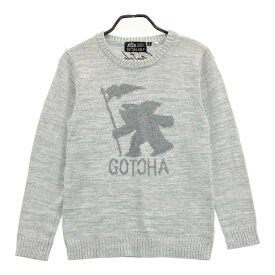 GOTCHA ガッチャ ニット セーター グレー系 S 【中古】ゴルフウェア メンズ