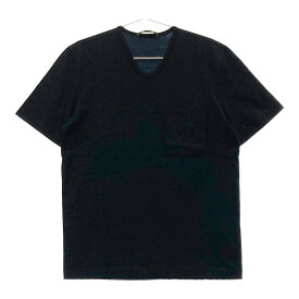 LOUIS VUITTON ルイ ヴィトン LV刺繍 Tシャツ ブラック系 S 【中古】メンズ