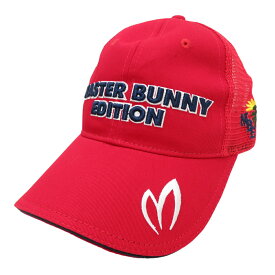 MASTER BUNNY EDITION マスターバニーエディション キャップ メッシュ レッド系 FR 【中古】ゴルフウェア