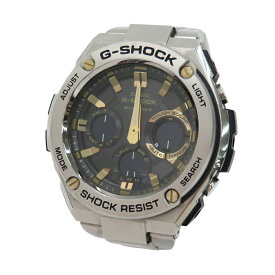 CASIO G-SHOCK カシオ ジーショック GST-W110D 時計 G-STEELタフソーラー シルバー系 【中古】