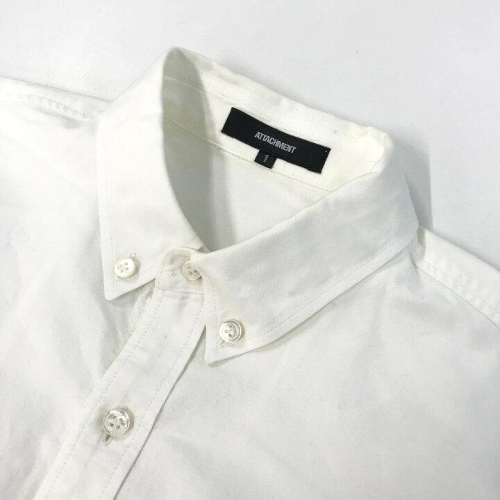 楽天市場】ATTACHMENT アタッチメント 長袖シャツ ホワイト系 1 【中古  