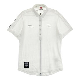MASTER BUNNY EDITION マスターバニーエディション 2023年モデル 半袖ポロシャツ ホワイト系 5 【中古】ゴルフウェア メンズ