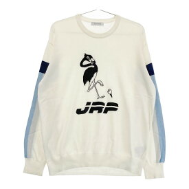 JUN&ROPE ジュン アンド ロペ ニット セーター ホワイト系 L 【中古】ゴルフウェア メンズ