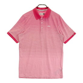 KJUS チュース 半袖ポロシャツ ピンク系 48 【中古】ゴルフウェア メンズ
