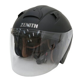 YAMAHA ヤマハ ZENITH YJ-14 ジェットヘルメット マットブラック ブラック系 M 【中古】バイクウェア メンズ