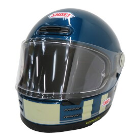 SHOEI ショウエイ ヘルメット Glamster RESURRECTION ブルー系 L 【中古】バイクウェア メンズ