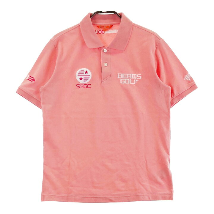 楽天市場】BEAMS GOLF ビームスゴルフ 半袖ポロシャツ ピンク系 S 