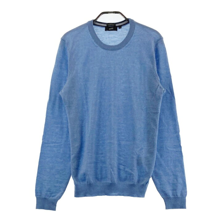 楽天市場】HUGO BOSS ヒューゴボス ニットセーター ブルー系 S 【中古  