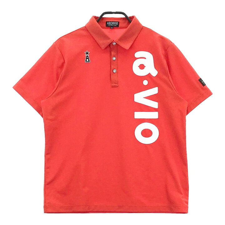 楽天市場】ARCHIVIO アルチビオ 半袖ポロシャツ レッド系 48 【中古 