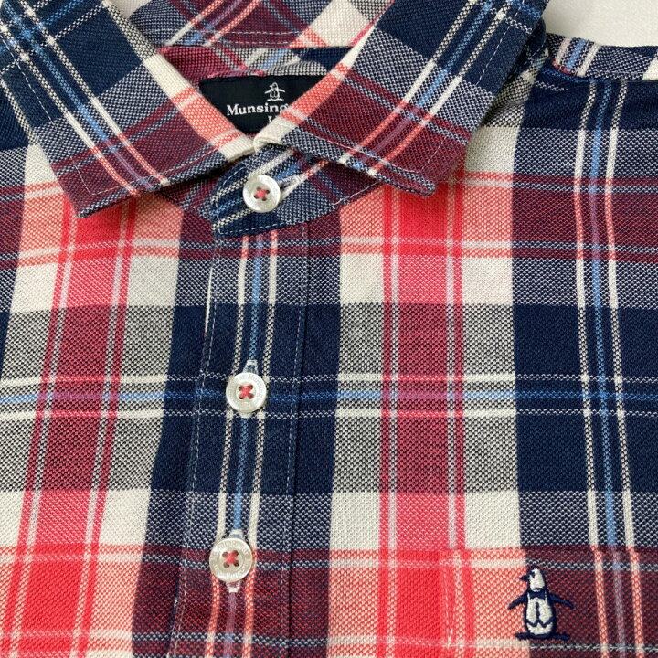 楽天市場】MUNSING WEAR マンシングウェア 半袖ポロシャツ チェック柄 